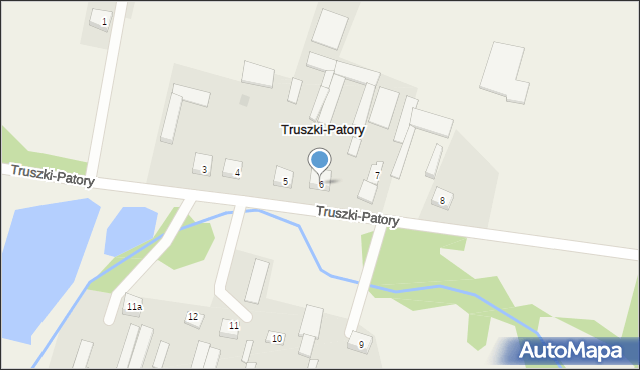 Truszki-Patory, Truszki-Patory, 6, mapa Truszki-Patory