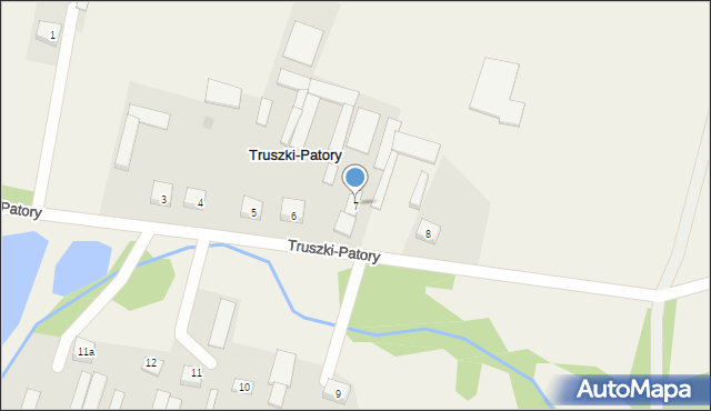 Truszki-Patory, Truszki-Patory, 7, mapa Truszki-Patory