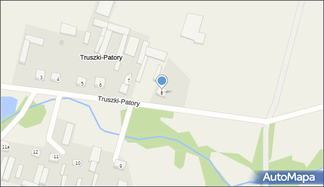 Truszki-Patory, Truszki-Patory, 8, mapa Truszki-Patory