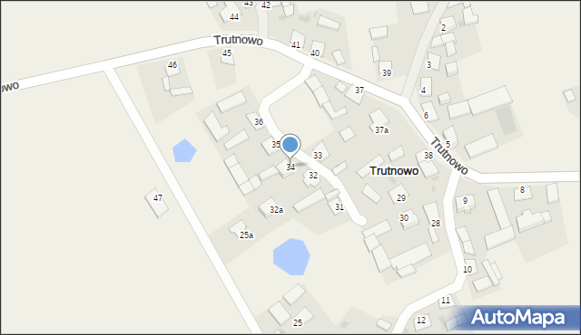 Trutnowo, Trutnowo, 34, mapa Trutnowo