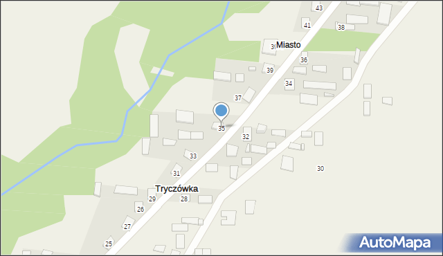 Tryczówka, Tryczówka, 35, mapa Tryczówka