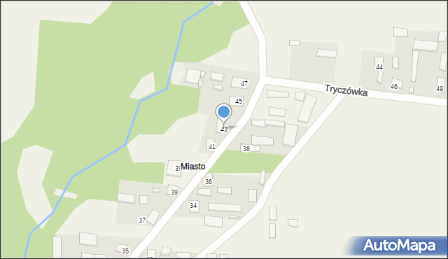 Tryczówka, Tryczówka, 43, mapa Tryczówka