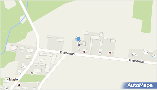 Tryczówka, Tryczówka, 44, mapa Tryczówka