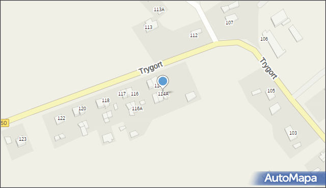 Trygort, Trygort, 114A, mapa Trygort