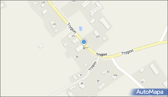 Trygort, Trygort, 98, mapa Trygort