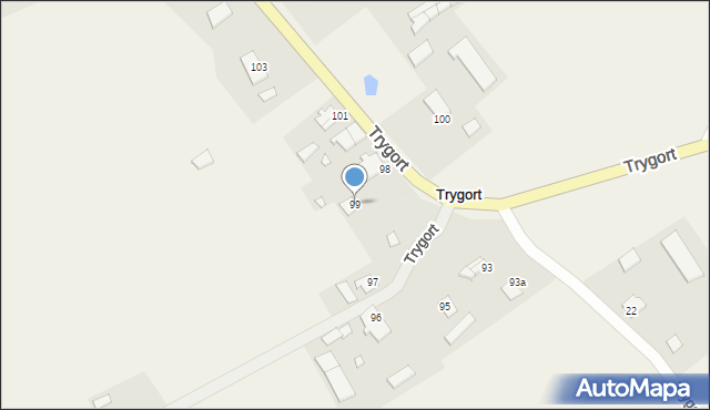 Trygort, Trygort, 99, mapa Trygort