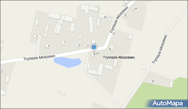 Trynisze-Moszewo, Trynisze-Moszewo, 4, mapa Trynisze-Moszewo