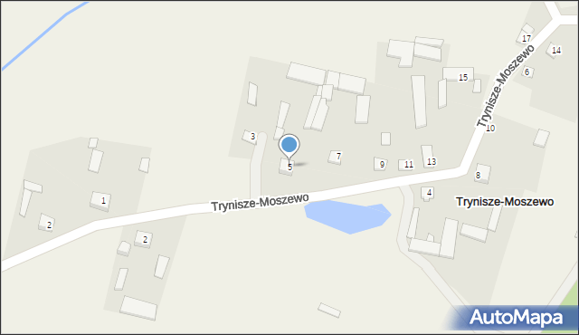 Trynisze-Moszewo, Trynisze-Moszewo, 5, mapa Trynisze-Moszewo