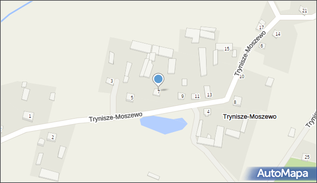 Trynisze-Moszewo, Trynisze-Moszewo, 7, mapa Trynisze-Moszewo