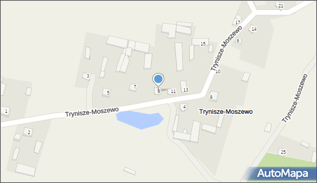 Trynisze-Moszewo, Trynisze-Moszewo, 9, mapa Trynisze-Moszewo