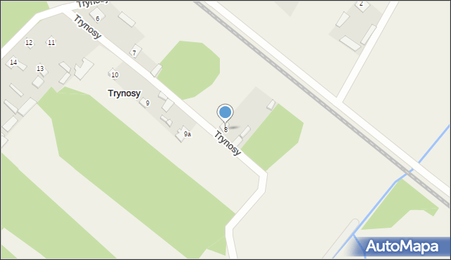 Trynosy, Trynosy, 8, mapa Trynosy