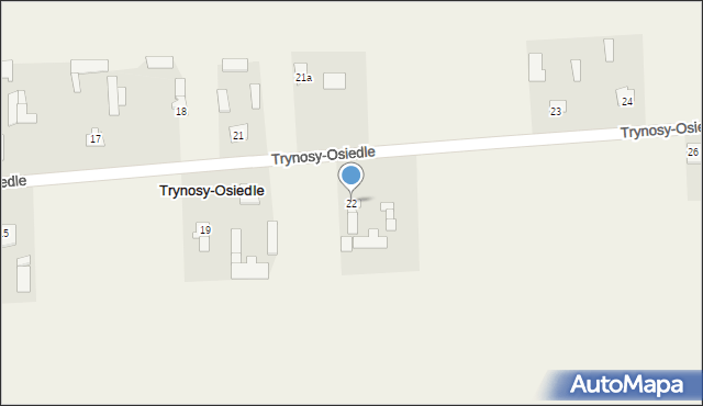 Trynosy-Osiedle, Trynosy-Osiedle, 22, mapa Trynosy-Osiedle