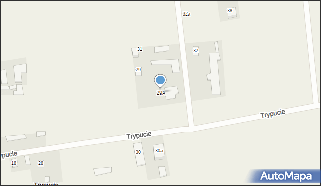 Trypucie, Trypucie, 29A, mapa Trypucie