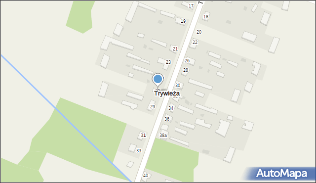 Trywieża, Trywieża, 27, mapa Trywieża