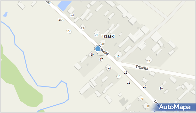 Trzaski, Trzaski, 18, mapa Trzaski