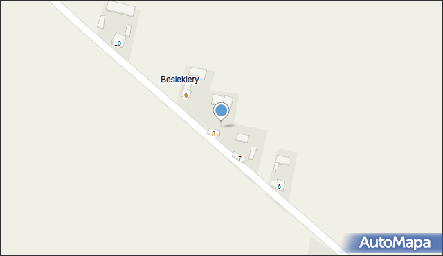 Trzaskowice, Trzaskowice, 8a, mapa Trzaskowice