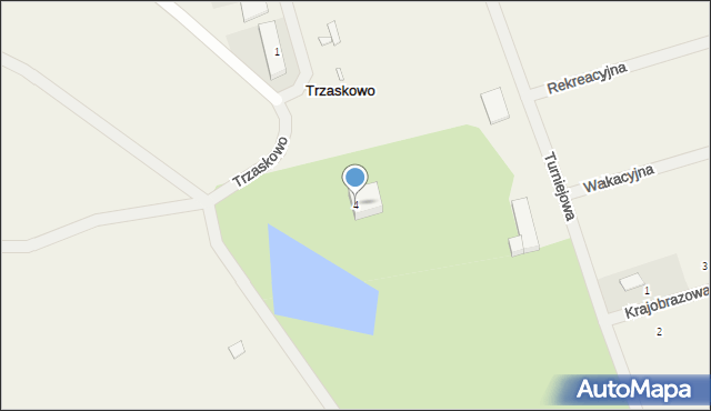 Trzaskowo, Trzaskowo, 4, mapa Trzaskowo