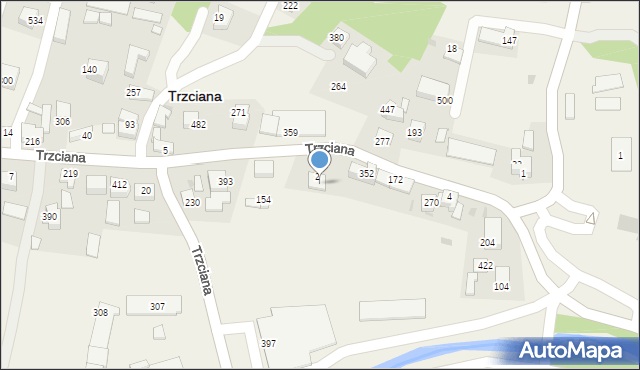 Trzciana, Trzciana, 22, mapa Trzciana