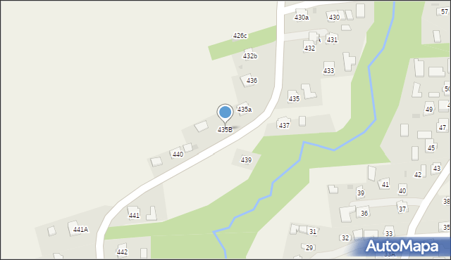 Trzciana, Trzciana, 435B, mapa Trzciana