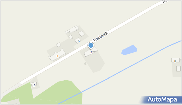 Trzcianek, Trzcianek, 4, mapa Trzcianek