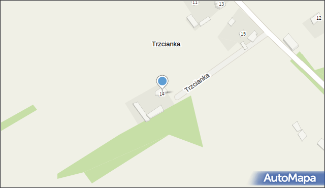 Trzcianka, Trzcianka, 14, mapa Trzcianka