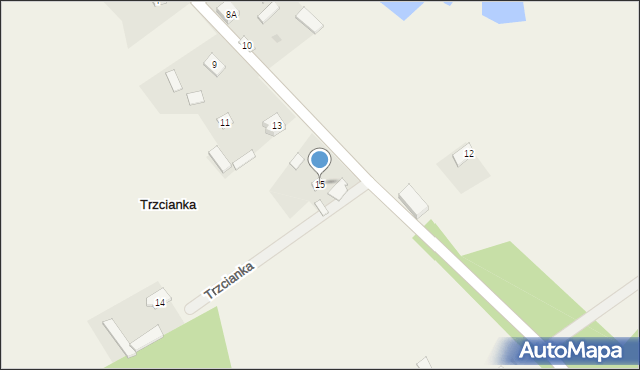 Trzcianka, Trzcianka, 15, mapa Trzcianka