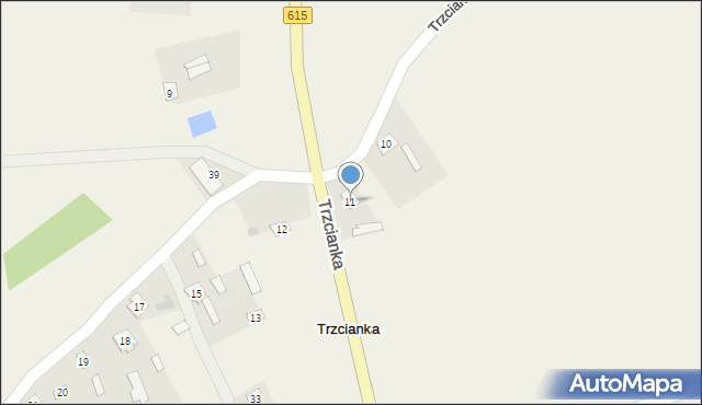 Trzcianka, Trzcianka, 11, mapa Trzcianka