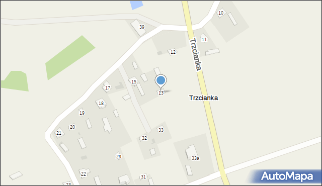 Trzcianka, Trzcianka, 13, mapa Trzcianka