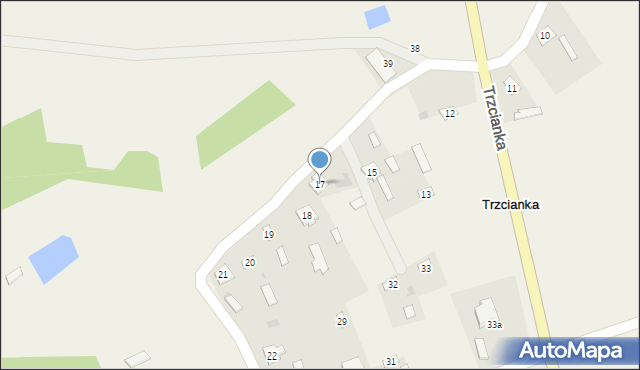 Trzcianka, Trzcianka, 17, mapa Trzcianka