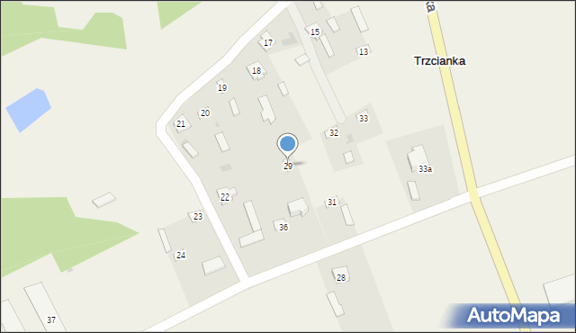 Trzcianka, Trzcianka, 29, mapa Trzcianka