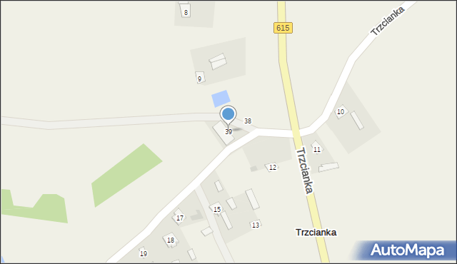 Trzcianka, Trzcianka, 39, mapa Trzcianka