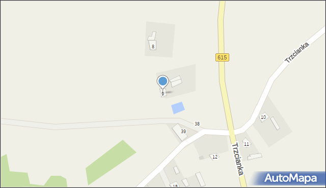 Trzcianka, Trzcianka, 9, mapa Trzcianka