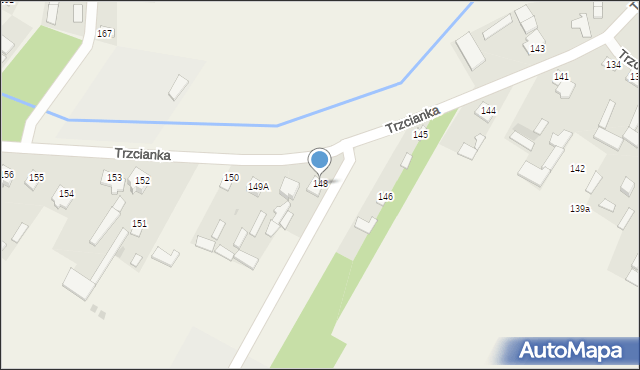 Trzcianka, Trzcianka, 148, mapa Trzcianka