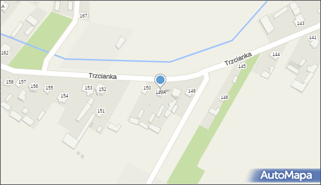 Trzcianka, Trzcianka, 149A, mapa Trzcianka