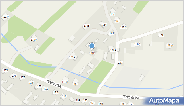 Trzcianka, Trzcianka, 161, mapa Trzcianka