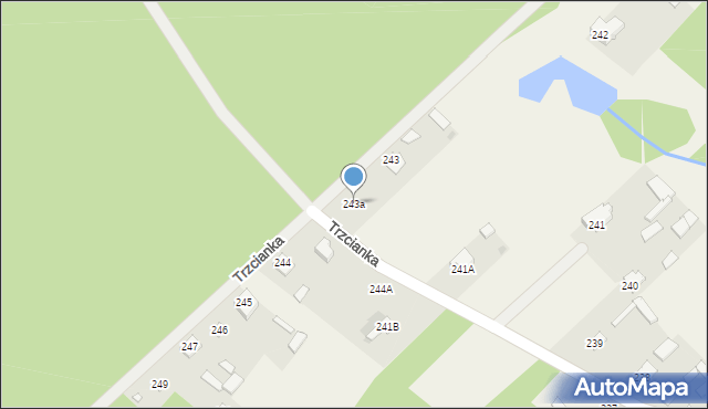 Trzcianka, Trzcianka, 243a, mapa Trzcianka