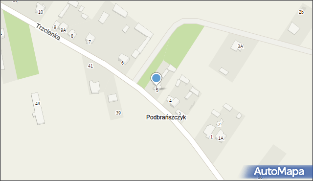 Trzcianka, Trzcianka, 5, mapa Trzcianka