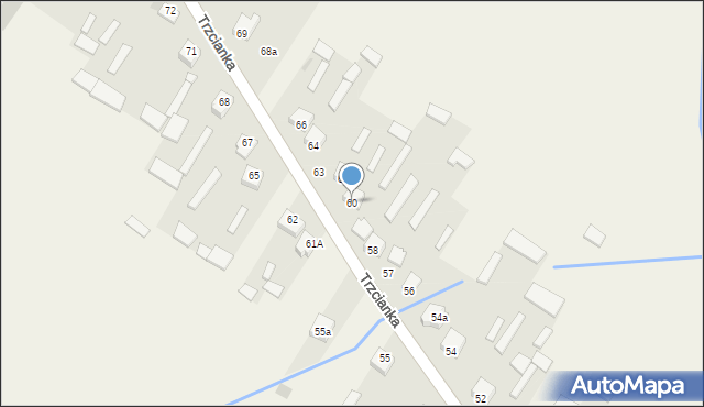 Trzcianka, Trzcianka, 60, mapa Trzcianka