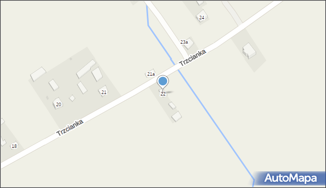 Trzcianka, Trzcianka, 22, mapa Trzcianka