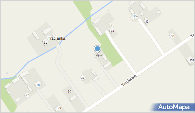 Trzcianka, Trzcianka, 33, mapa Trzcianka