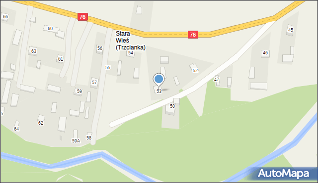 Trzcianka, Trzcianka, 53, mapa Trzcianka