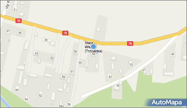 Trzcianka, Trzcianka, 54, mapa Trzcianka