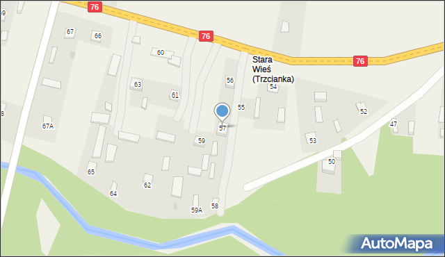 Trzcianka, Trzcianka, 57, mapa Trzcianka