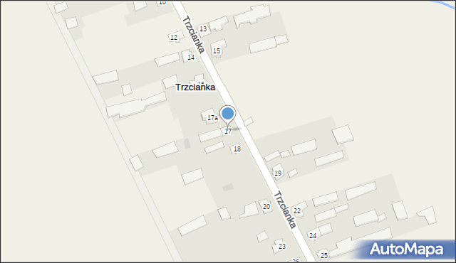 Trzcianka, Trzcianka, 17, mapa Trzcianka