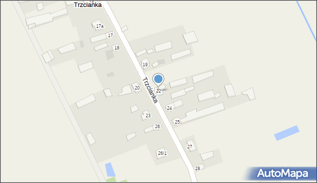 Trzcianka, Trzcianka, 22, mapa Trzcianka