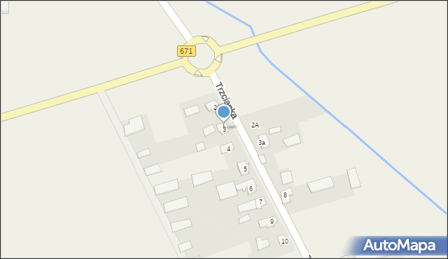 Trzcianka, Trzcianka, 3, mapa Trzcianka