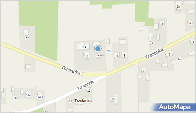 Trzcianka, Trzcianka, 10, mapa Trzcianka