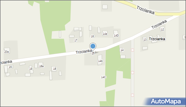 Trzcianka, Trzcianka, 15, mapa Trzcianka