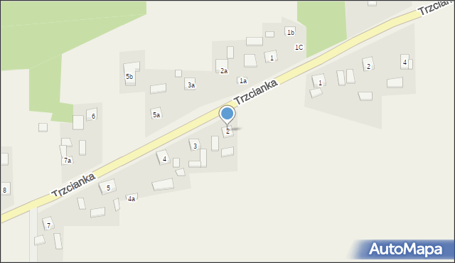 Trzcianka, Trzcianka, 2, mapa Trzcianka