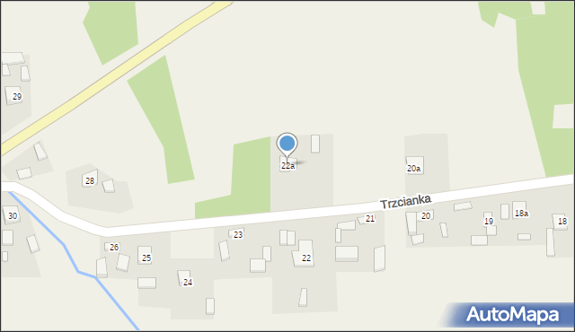 Trzcianka, Trzcianka, 22a, mapa Trzcianka